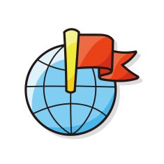 globe doodle N4