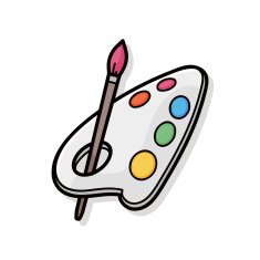 palette doodle