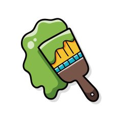 paintbrush doodle N6