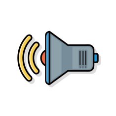 loudspeaker doodle
