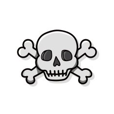 skull Doodle N8