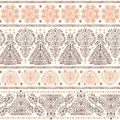Tribal Mexican vintage ethnic seamless pattern N4