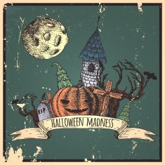 Set of icons for Halloween N9