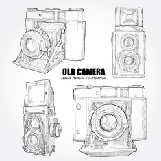 Old Cameras Set