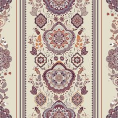 Striped floral pattern