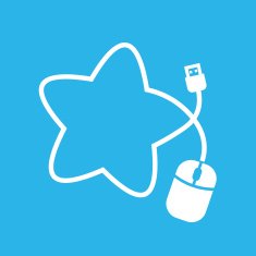 Mouse in star shape