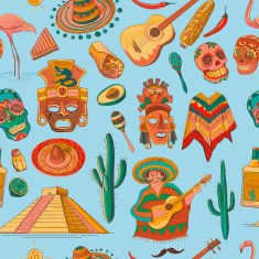 mexican seamless pattern N3