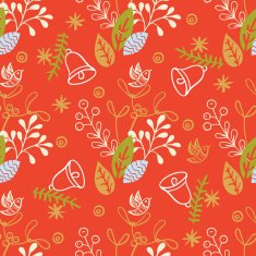 Floral Christmas Background N2