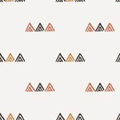 Vector seamless texture of hand-painted triangles N6