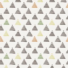 Vector seamless texture of hand-painted triangles N9