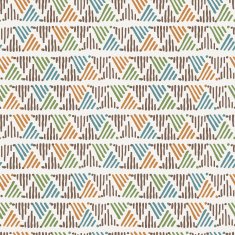 Vector seamless texture of hand-painted triangles N15