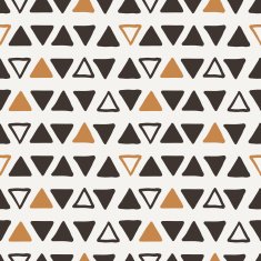 Vector seamless texture of hand-painted triangles N20