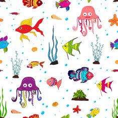 sea underwater seamless
