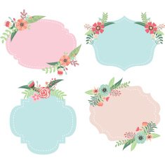Wedding Flower Frames
