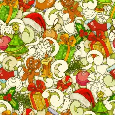 Christmas seamless pattern N23