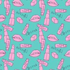 Makeup seamless pattern N16