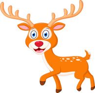 Cute Deer Cartoon N8
