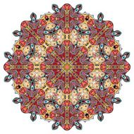 Mandala round ornament tribal ethnic circular pattern Vector design element N2