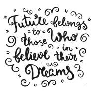 Hand drawn lettering poster N8
