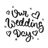 Hand drawn lettering poster N12