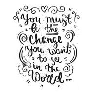 Hand drawn lettering poster N13