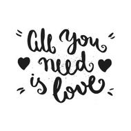 Hand drawn lettering poster N23