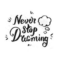 Hand drawn lettering poster N26