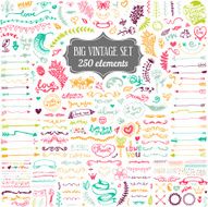 Big set of vintage elements N2