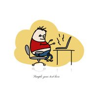 Programmer at work sketch for your design N9