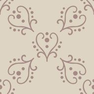 Valentine seamless hearts and Love you pattern N2