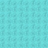 Seamless background with apples N5