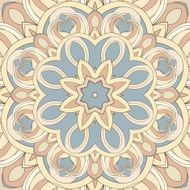 Ornamental round pattern is like mandala vector Illustration N5