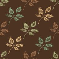 Seamless nature pattern