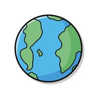 globe doodle N6