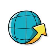 globe doodle N8
