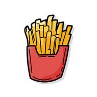 French Fries Doodle N3