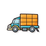 cargo truck doodle N9