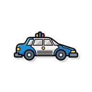 Police Car Doodle N3