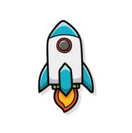 spaceship doodle N2
