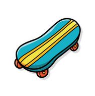 Skateboard doodle