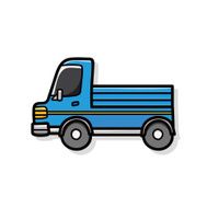 cargo truck doodle N19