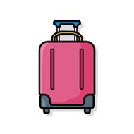 suitcase doodle