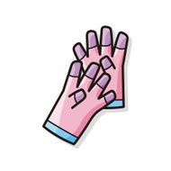 cleaning gloves doodle N2