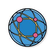 globe doodle N10