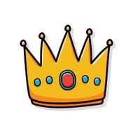 crown doodle N5
