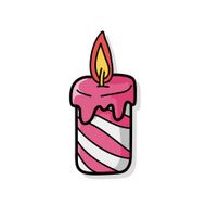 candle doodle