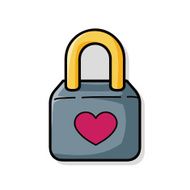lock doodle N14