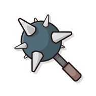 weapon hammer doodle