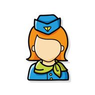 career character doodle N39