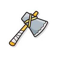 weapon axe doodle N2